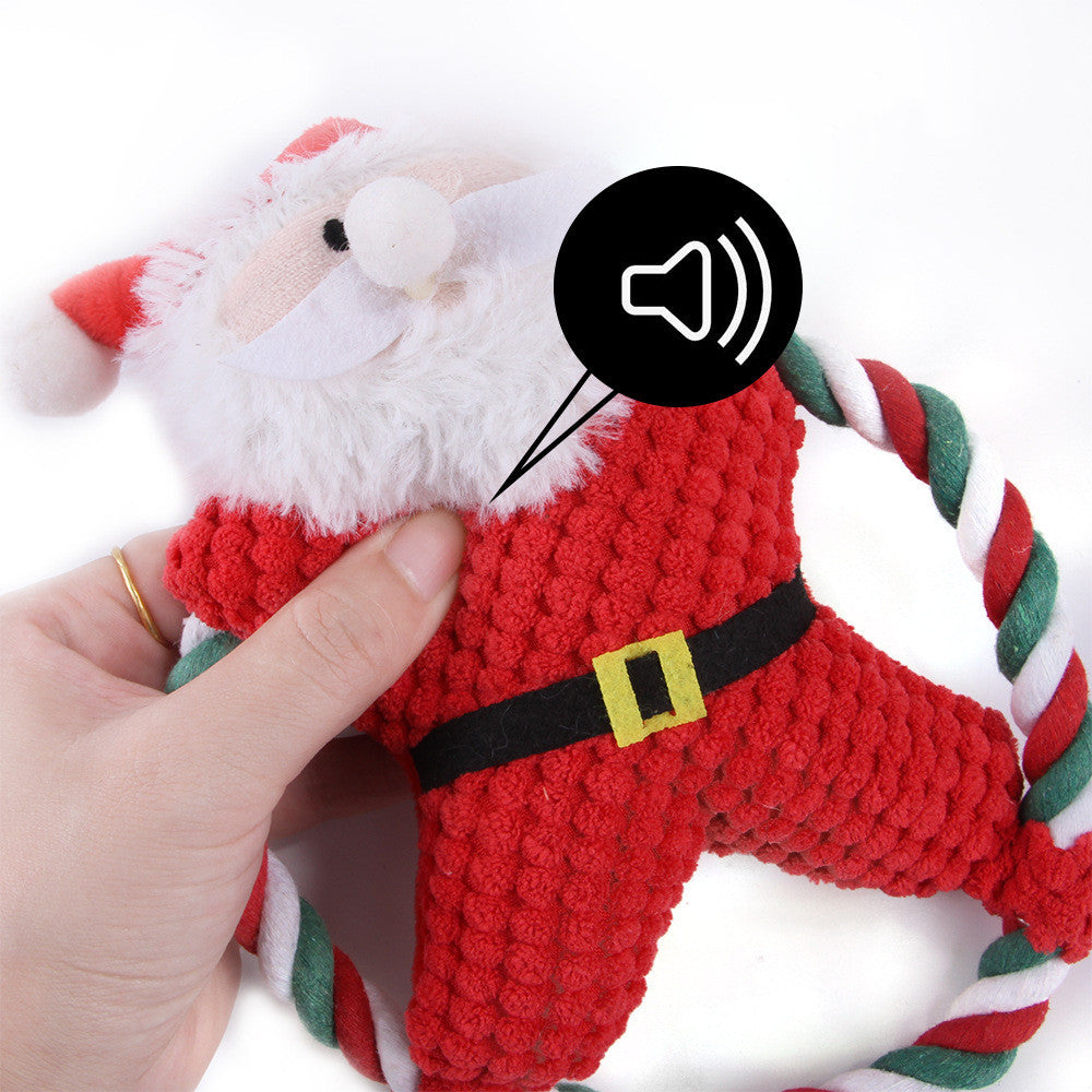 Christmas Character Rope Dog Toy