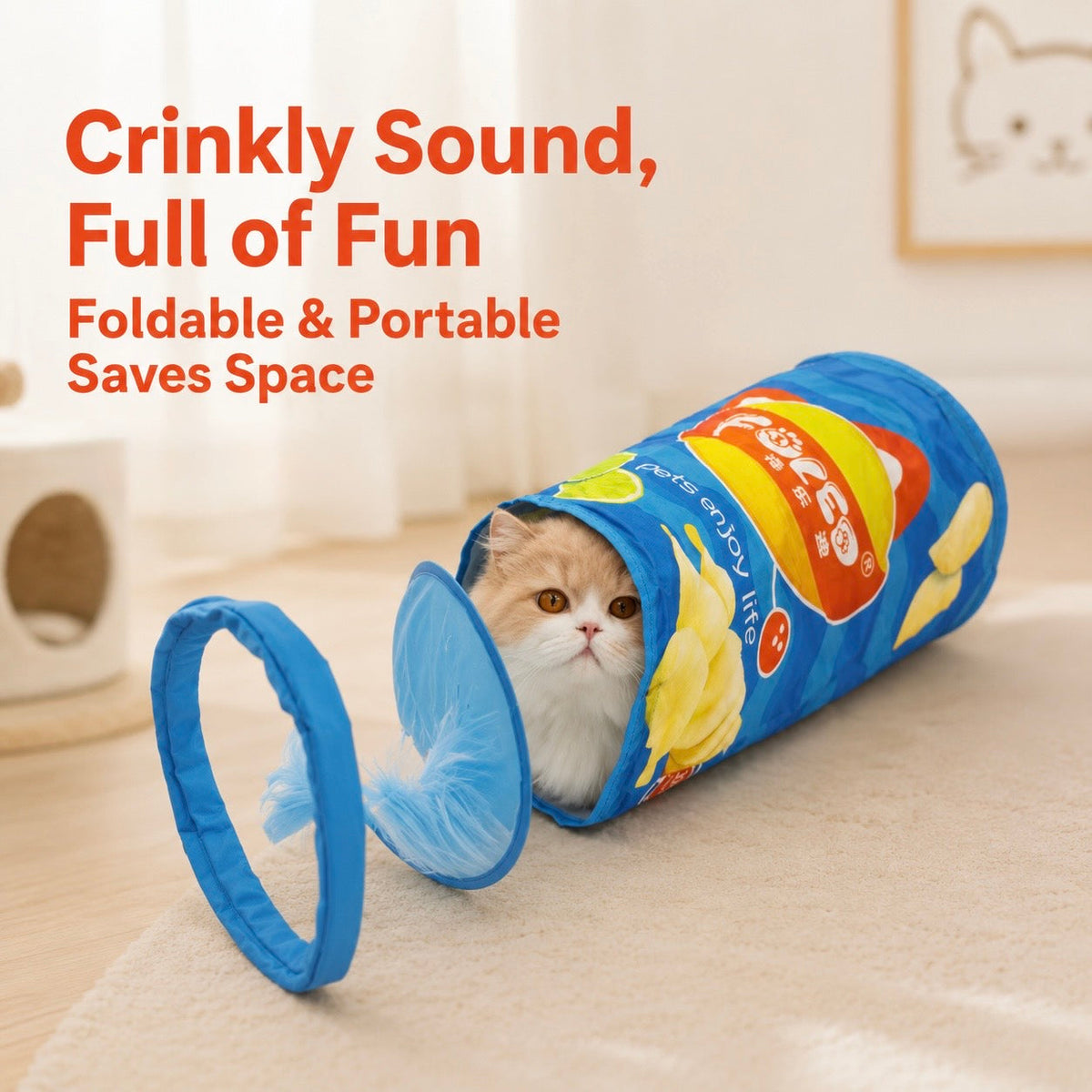 Interactive Cat Tunnel