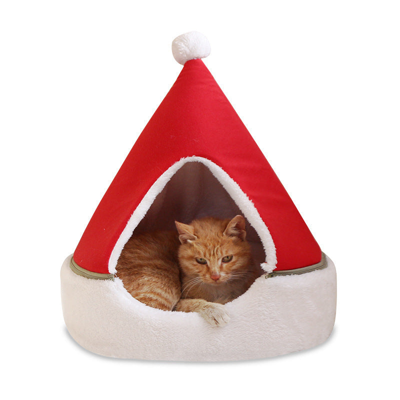 Christmas Tree Pet Bed – Cosy Hideaway for Cats & Small Dogs