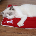 Christmas Soft Pet Mat – Red