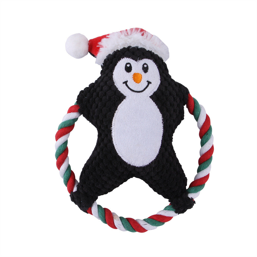 Christmas Character Rope Dog Toy