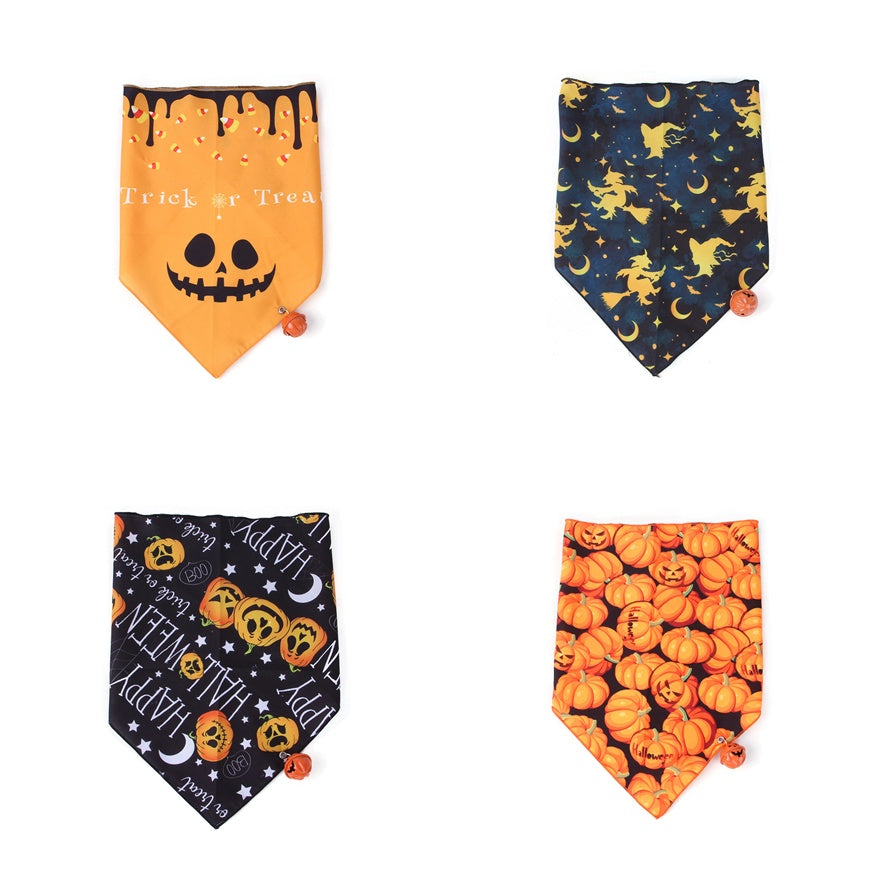 Halloween Print Pet Bandana – Dogs & Cats